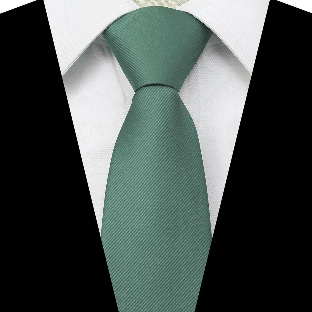 JEMYGINS 3.15“Solid Color Pre-tied Adjustable Necktie for Business and Wedding