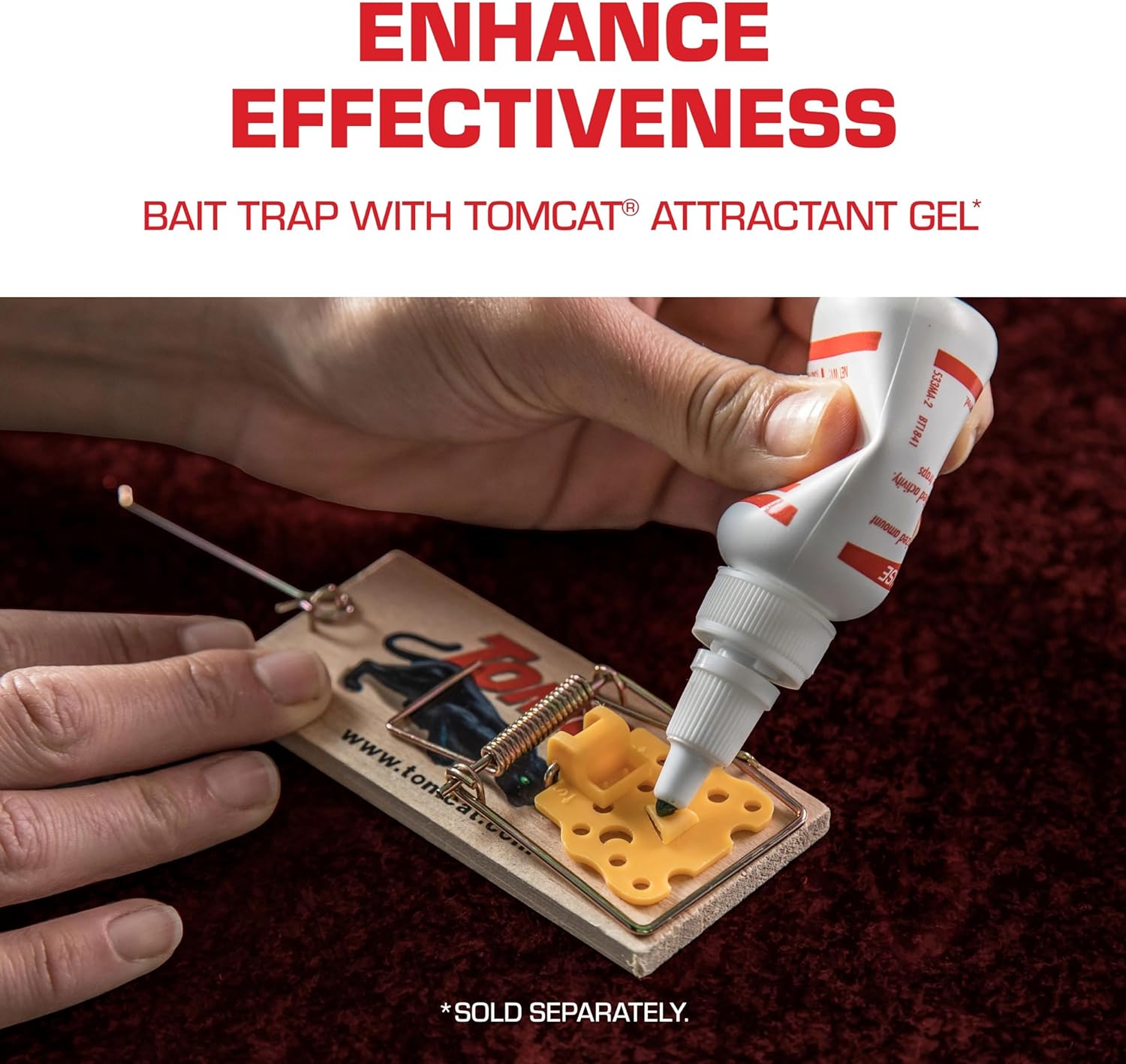 Tomcat Mouse Traps (Wooden), 4 Traps