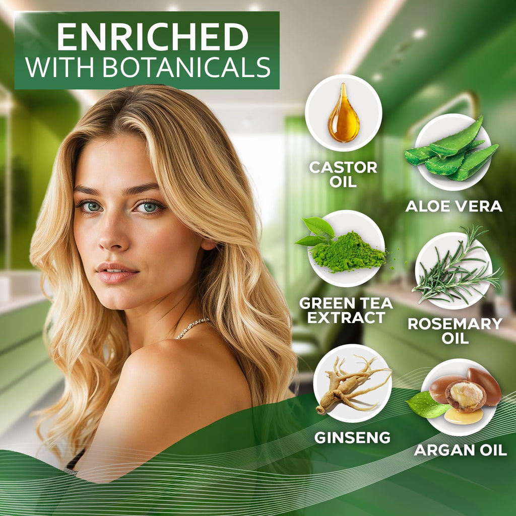 Biotin Shampoo and Conditioner Set - Sulfate and Paraben Free Treatment for Men and Women - Hair Thickening Volumizing Products to Help Boost Thinning Hair with Added Keratin