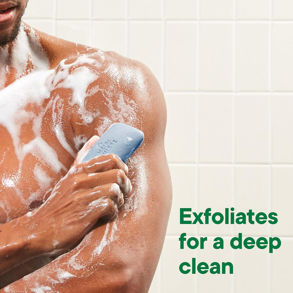 Irish Spring Bar Soap for Men, Original Clean, Smell Fresh and Clean for 12 Hours, Men Soap Bars for Washing Hands and Body, Mild for Skin, Recyclable Carton, 3.7 Ounce - 3 Count (Pack of 8)