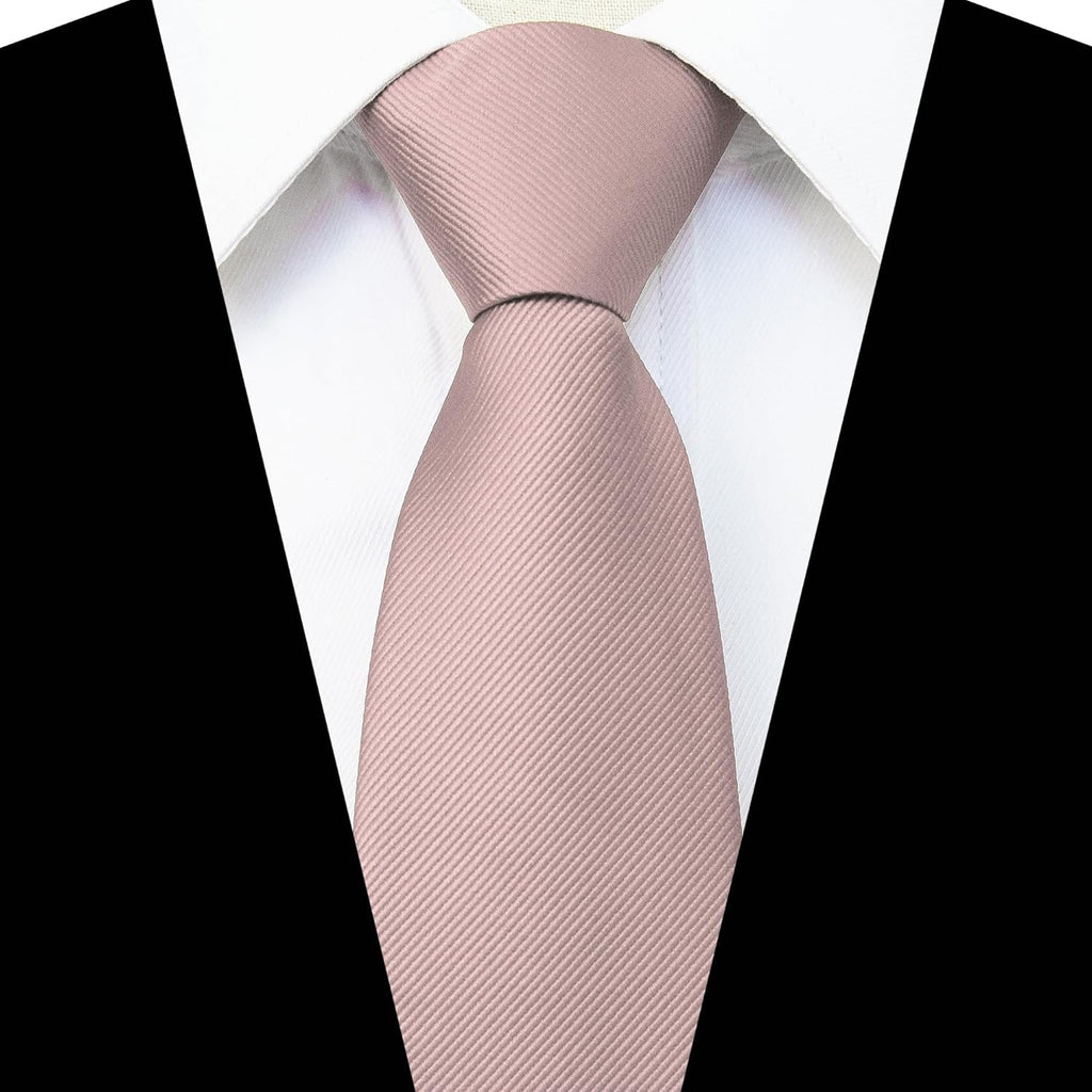 JEMYGINS 3.15“Solid Color Pre-tied Adjustable Necktie for Business and Wedding