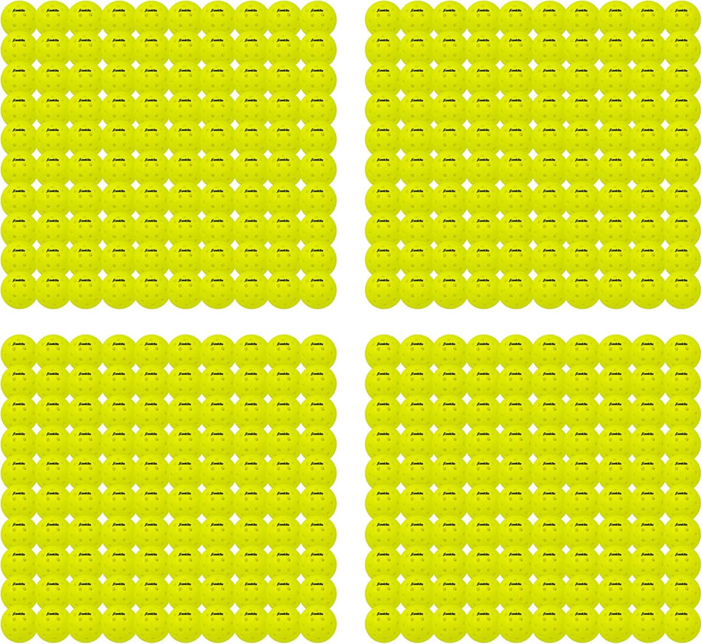 Franklin Sports X-40 Outdoor Pickleballs - Official Ball of USA Pickleball, APP Tour + US Open - Regulation Size