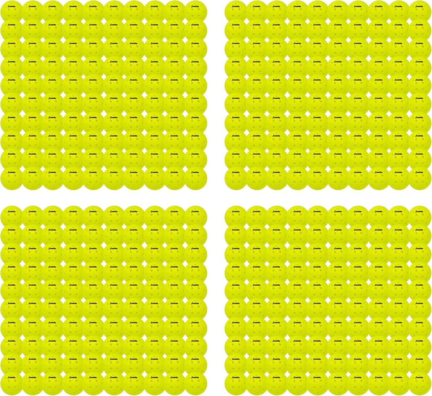 Franklin Sports X-40 Outdoor Pickleballs - Official Ball of USA Pickleball, APP Tour + US Open - Regulation Size