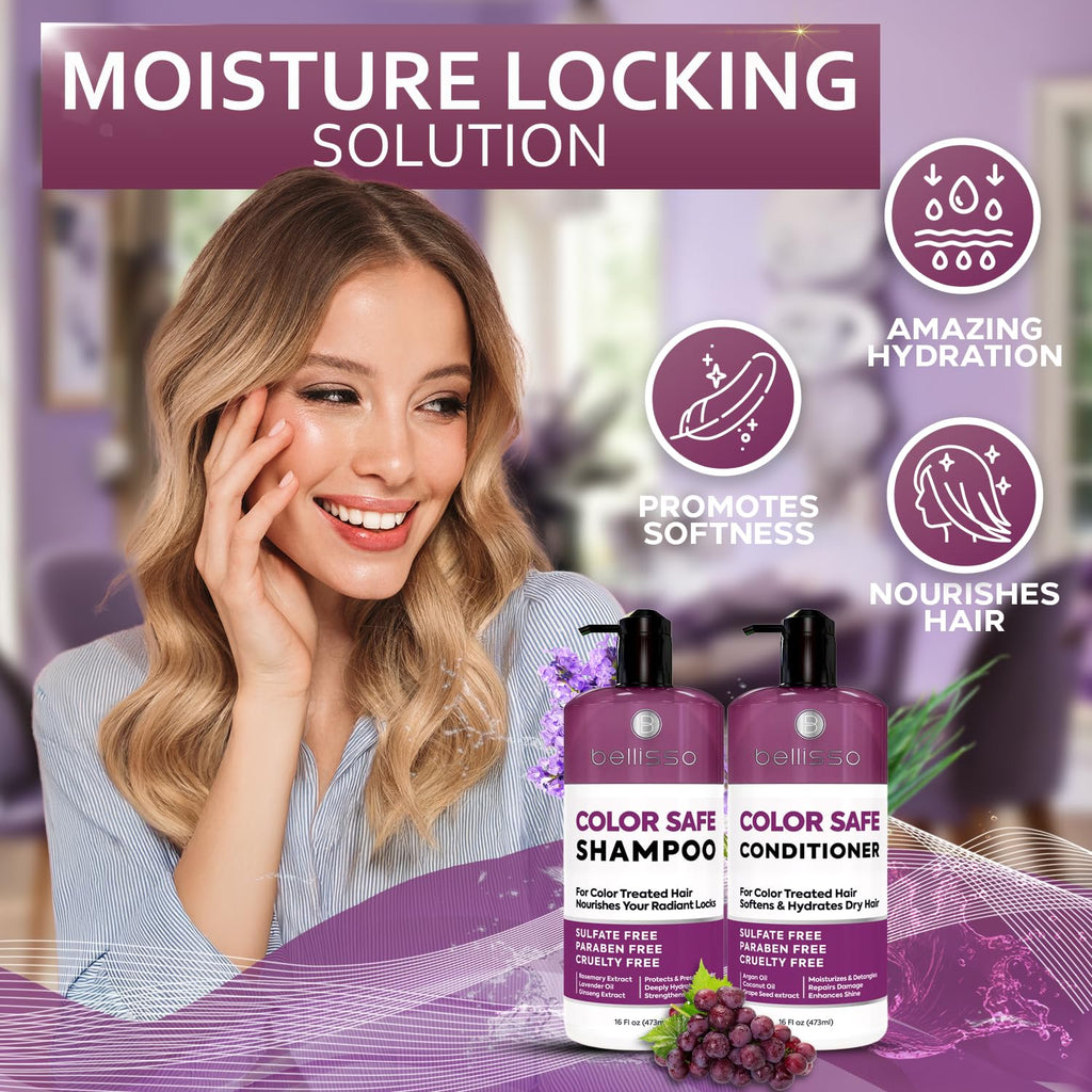 Biotin Shampoo and Conditioner Set - Sulfate and Paraben Free Treatment for Men and Women - Hair Thickening Volumizing Products to Help Boost Thinning Hair with Added Keratin