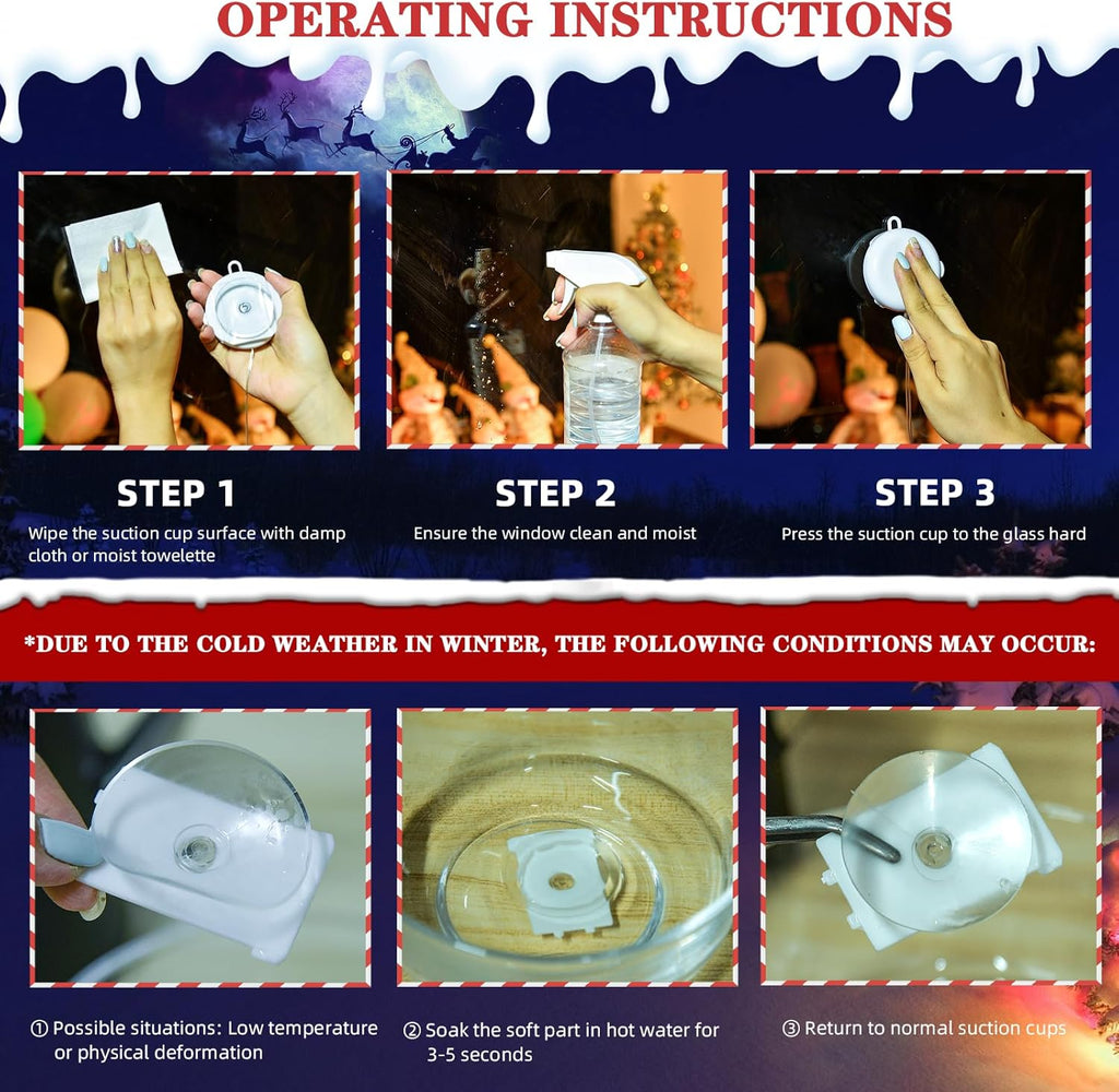 LOLStar Halloween Lights Decorations 2025 3-Pack Orange Pumpkin White Ghost Purple Bat Window Lights with Suction Cups, Battery Operated Halloween LED Lights Window Decor Slow Fade Mode and Timer