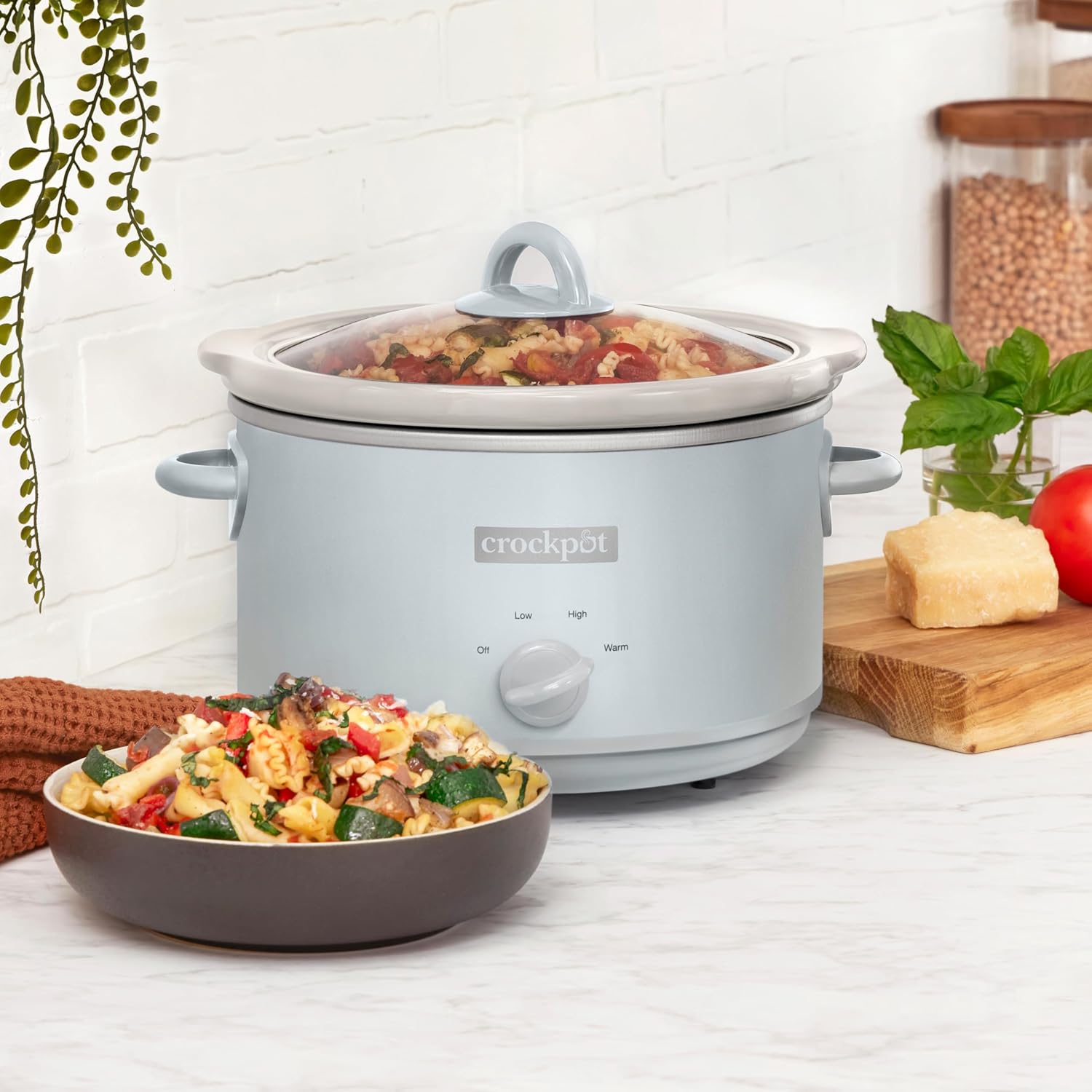 Crock-Pot 7 Quart Oval Manual Slow Cooker, Stainless Steel (SCV700-S-BR), Versatile Cookware for Large Families or Entertaining
