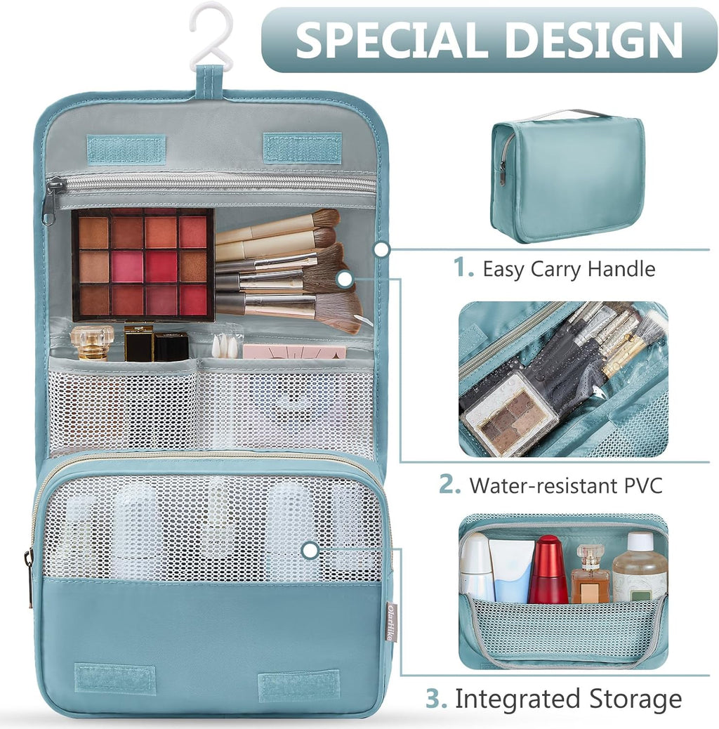 10 Set/8 Set Packing Cubes for Travel, Gifts for Women Mom,Anti-Tearing Suitcase Organizer for Luggage with Shoe & Hanging Toiletry Bag,OlarHike Vacation Essentials & Accessories for Cruise Ship,Cream