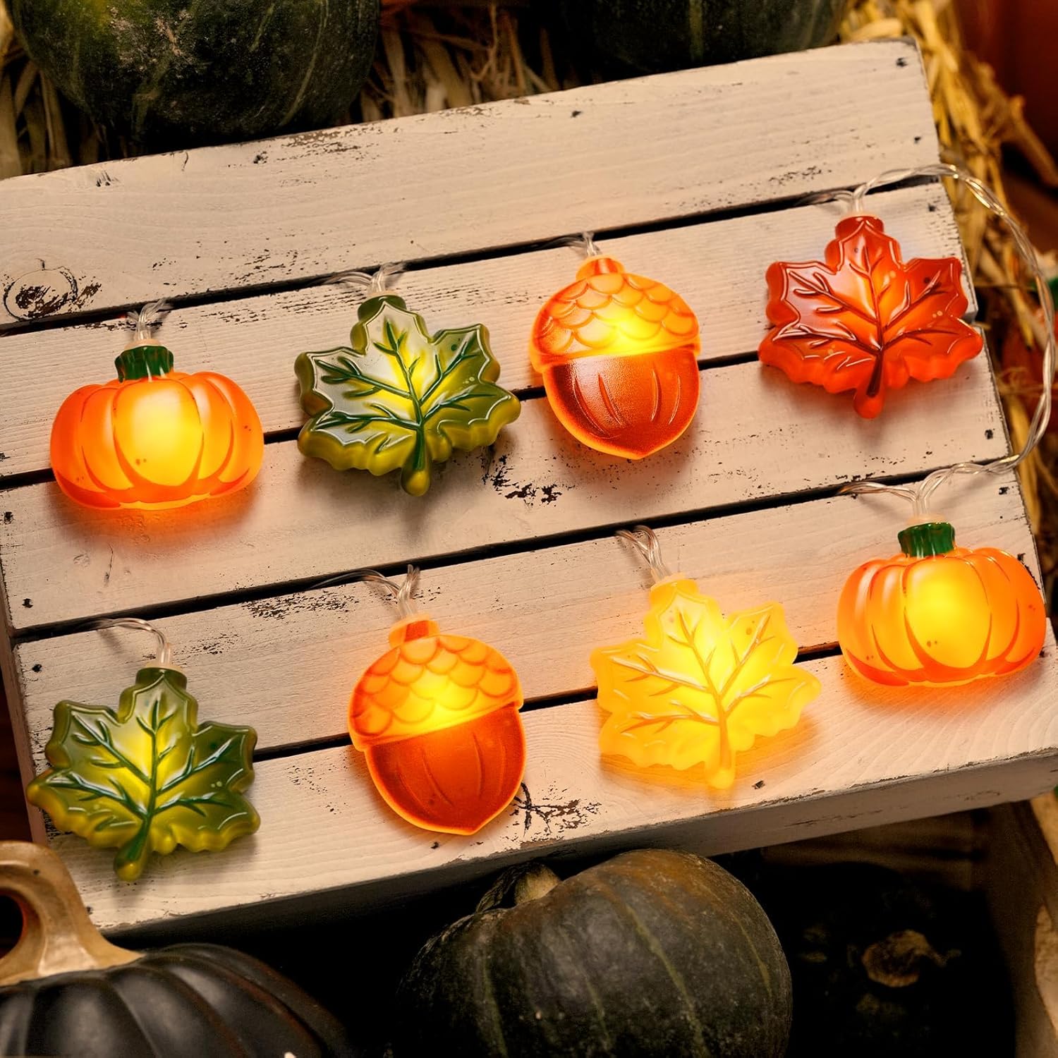 LOLStar Halloween String Lights Decorations, 9.8FT 20 LED Halloween Fairy Lights, Battery Operated (Not Included) with Timer Function and 8 Flashing Modes, Cute Booday Lights 2025 Home Indoor Decor