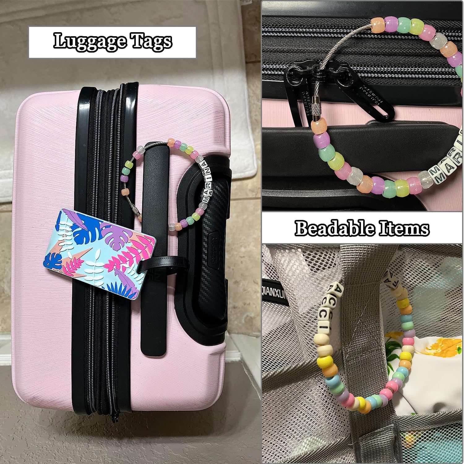 CooBigo 16 Pack Stainless Steel Loops 2mm Coated Wire Keychain Cable Large Keyrings 6 inch Key Chain for Luggage Tags, Key Tags, Keyrings, Kitchen utensils, Duster-Assorted Colors