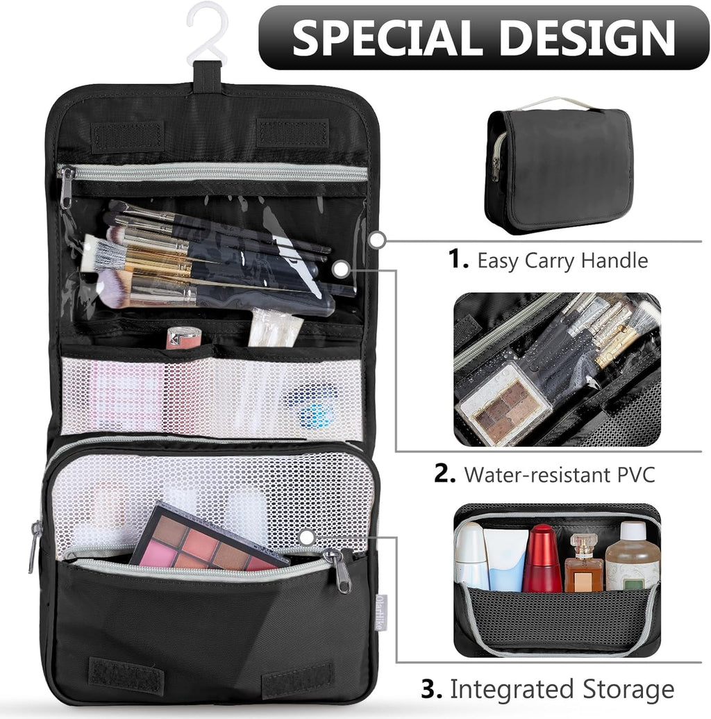 10 Set/8 Set Packing Cubes for Travel, Gifts for Women Mom,Anti-Tearing Suitcase Organizer for Luggage with Shoe & Hanging Toiletry Bag,OlarHike Vacation Essentials & Accessories for Cruise Ship,Cream