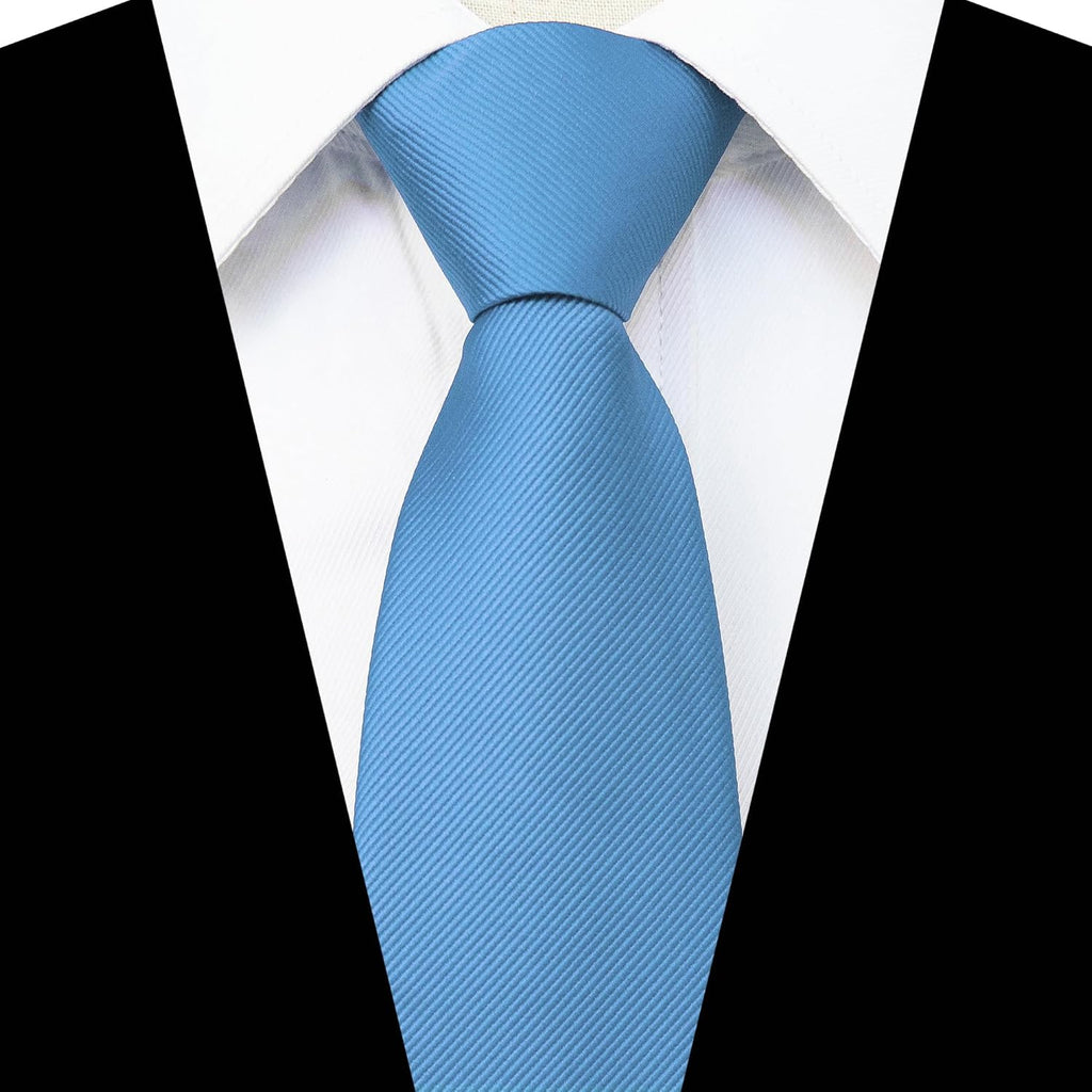 JEMYGINS 3.15“Solid Color Pre-tied Adjustable Necktie for Business and Wedding