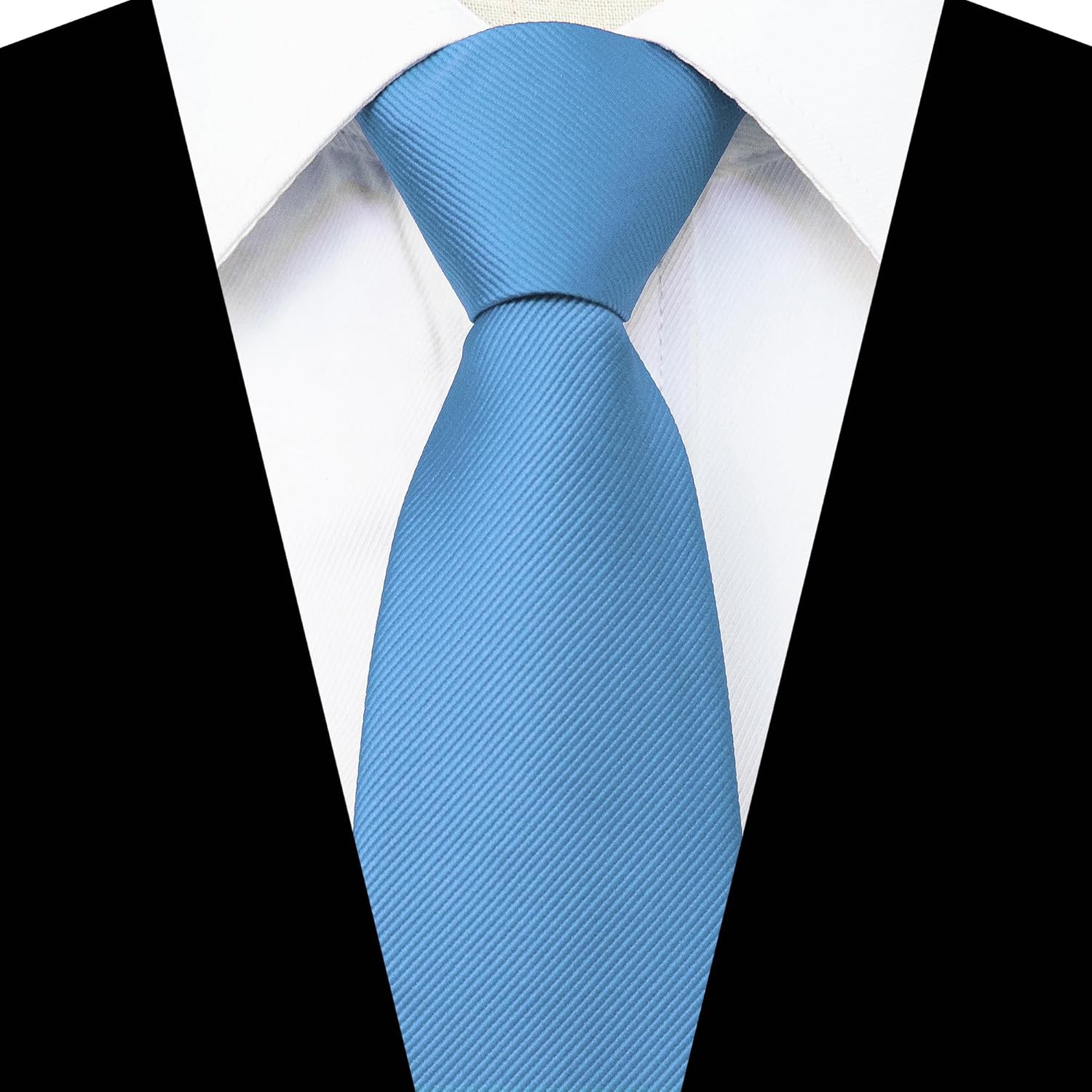 JEMYGINS 3.15“Solid Color Pre-tied Adjustable Necktie for Business and Wedding