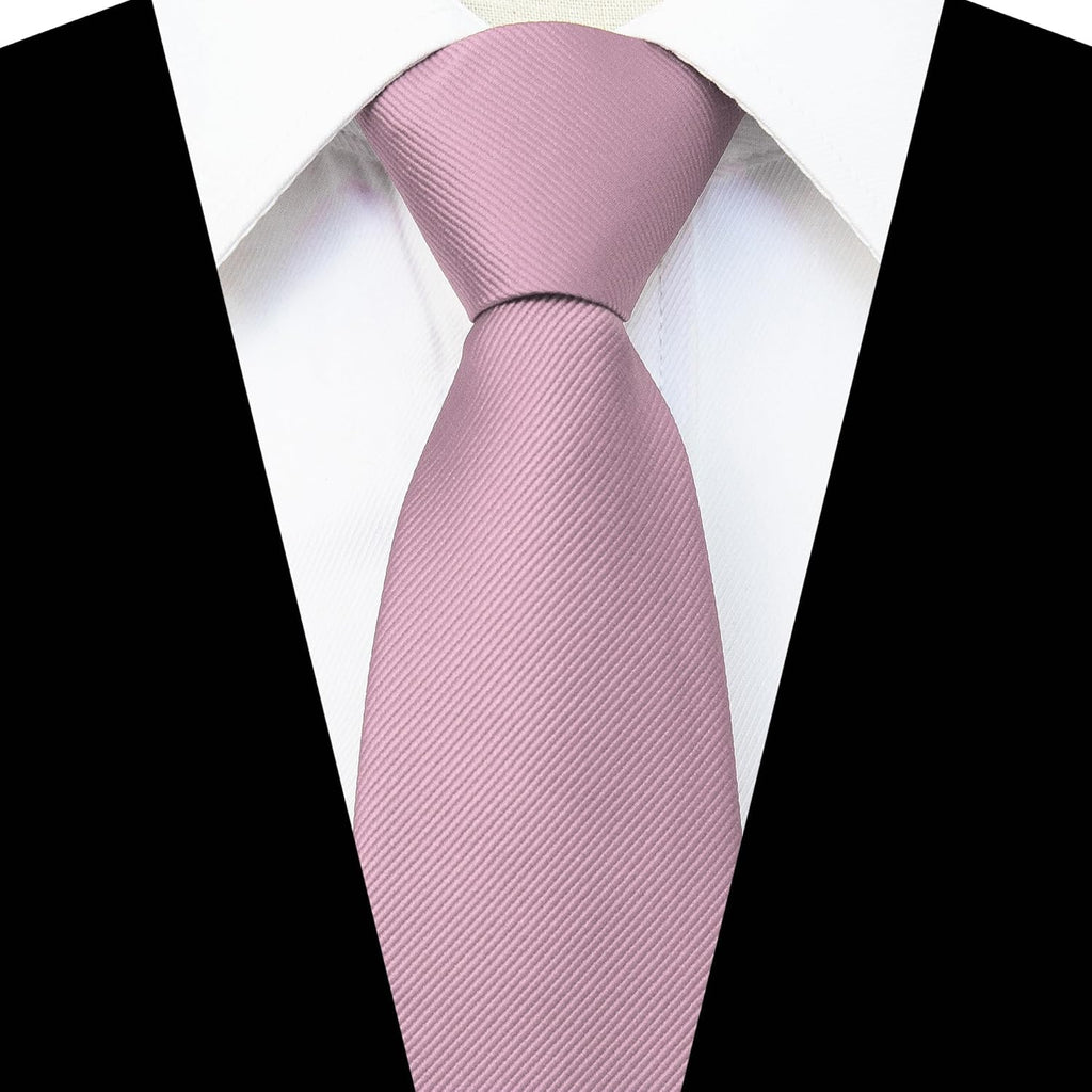 JEMYGINS 3.15“Solid Color Pre-tied Adjustable Necktie for Business and Wedding