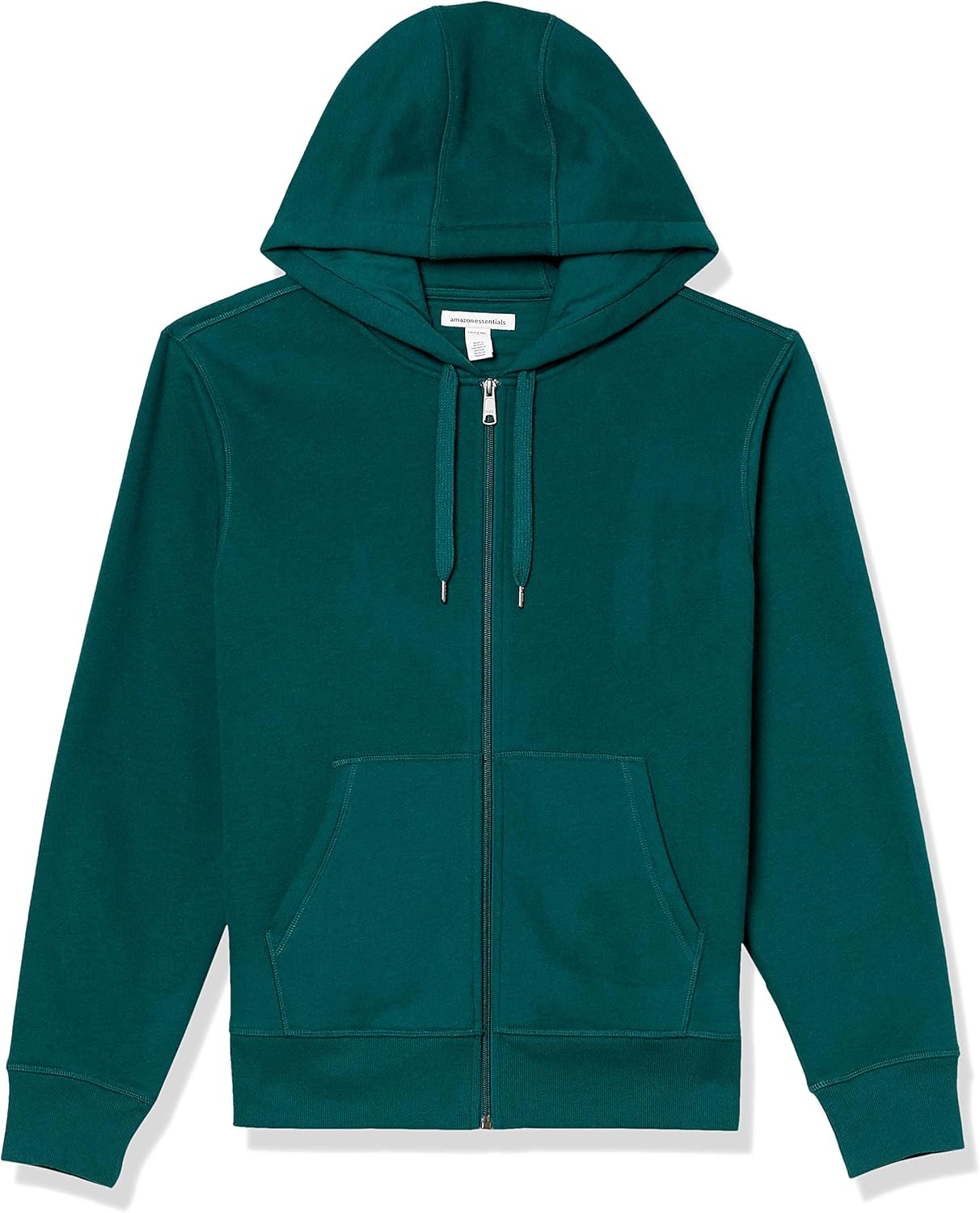 Essentials Men's Full-Zip Fleece Hoodie (Available in Big & Tall)