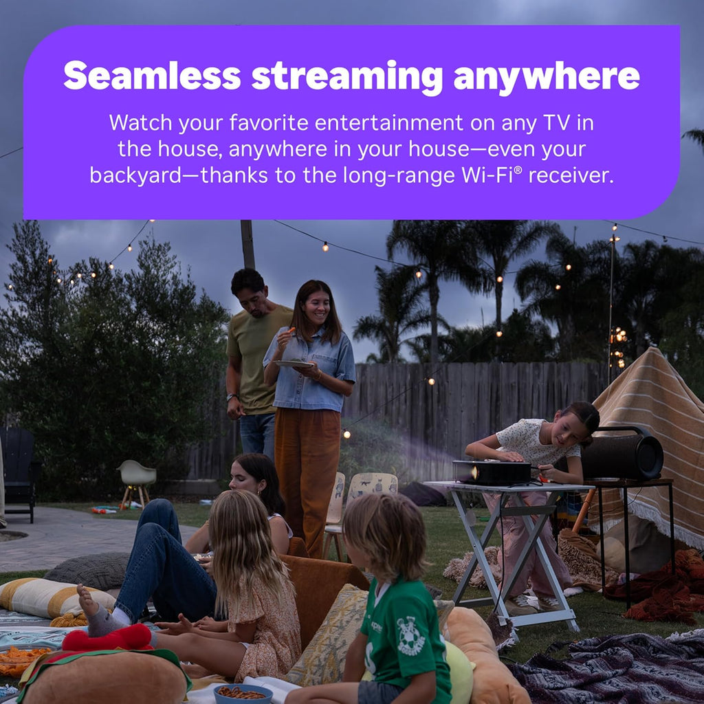 Roku Streaming Stick 4K - HDR & Dolby Vision Roku Streaming Device for TV with Voice Remote & Long-Range Wi-Fi - Free & Live TV