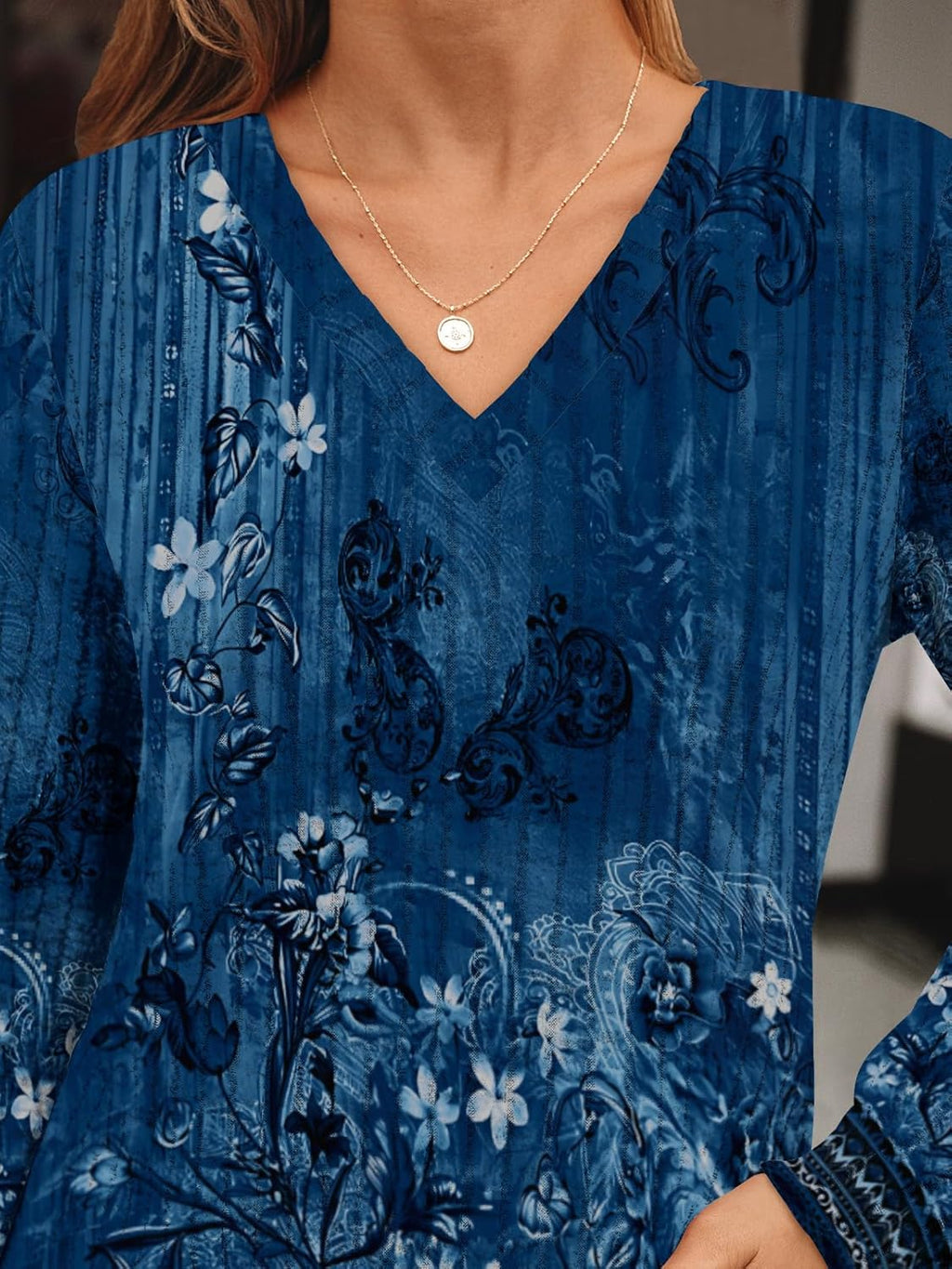 AUTOMET Womens V Neck Long Sleeve Shirt Fall Fashion Tops Tunic Dressy Casual Sweater Clothes Cute Trendy Work Outfits 2025