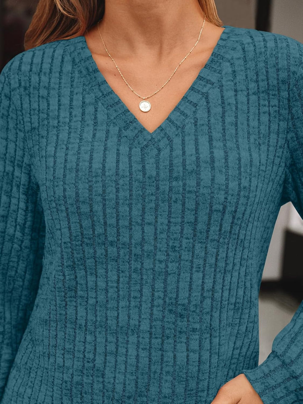 AUTOMET Womens V Neck Long Sleeve Shirt Fall Fashion Tops Tunic Dressy Casual Sweater Clothes Cute Trendy Work Outfits 2025