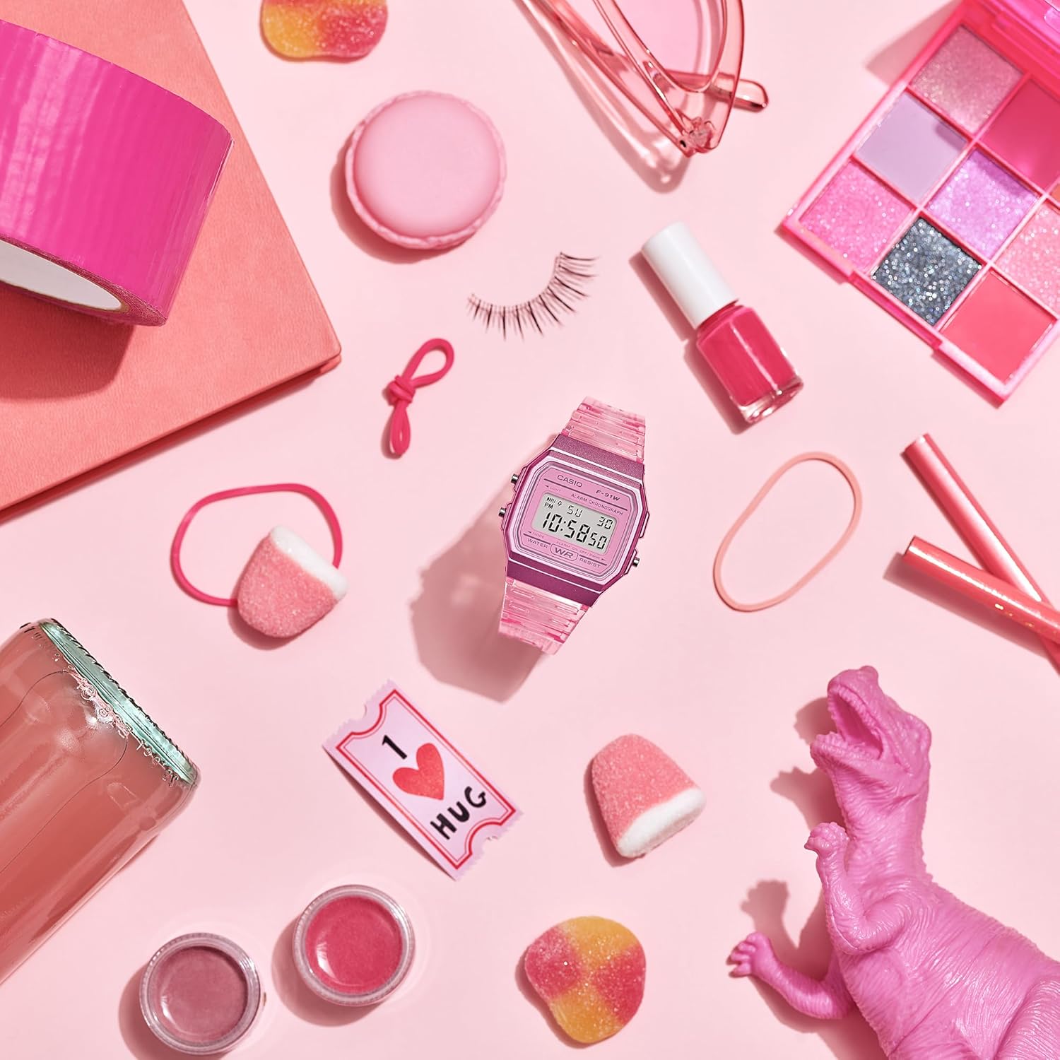 Casio F91W Series | Digital Watch | Water Resistant | LED Light | 1/100 SEC Stopwatch | Regular Time Keeping (HR, Min, SEC, PM, Date, Day) | Daily Alarm | Lightweight | 7 Year Battery