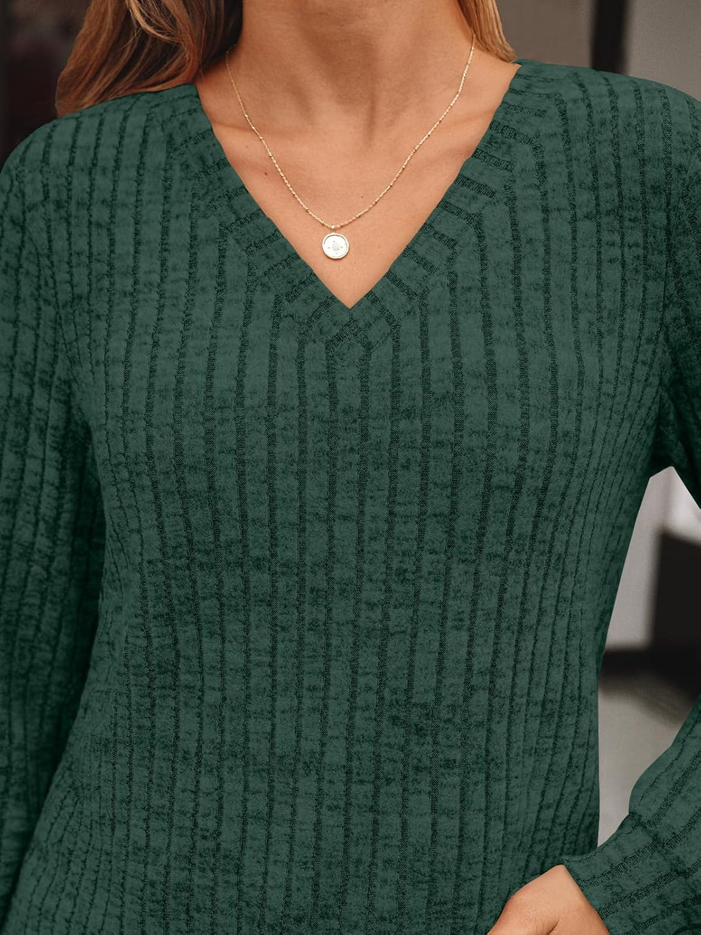 AUTOMET Womens V Neck Long Sleeve Shirt Fall Fashion Tops Tunic Dressy Casual Sweater Clothes Cute Trendy Work Outfits 2025