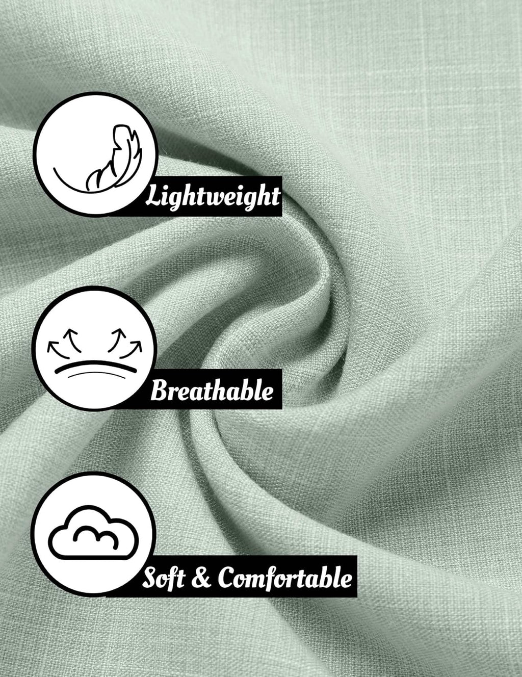 COOFANDY Men's Linen Shirts Short Sleeve Casual Shirts Button Down Shirt for Men Beach Summer Wedding Shirt