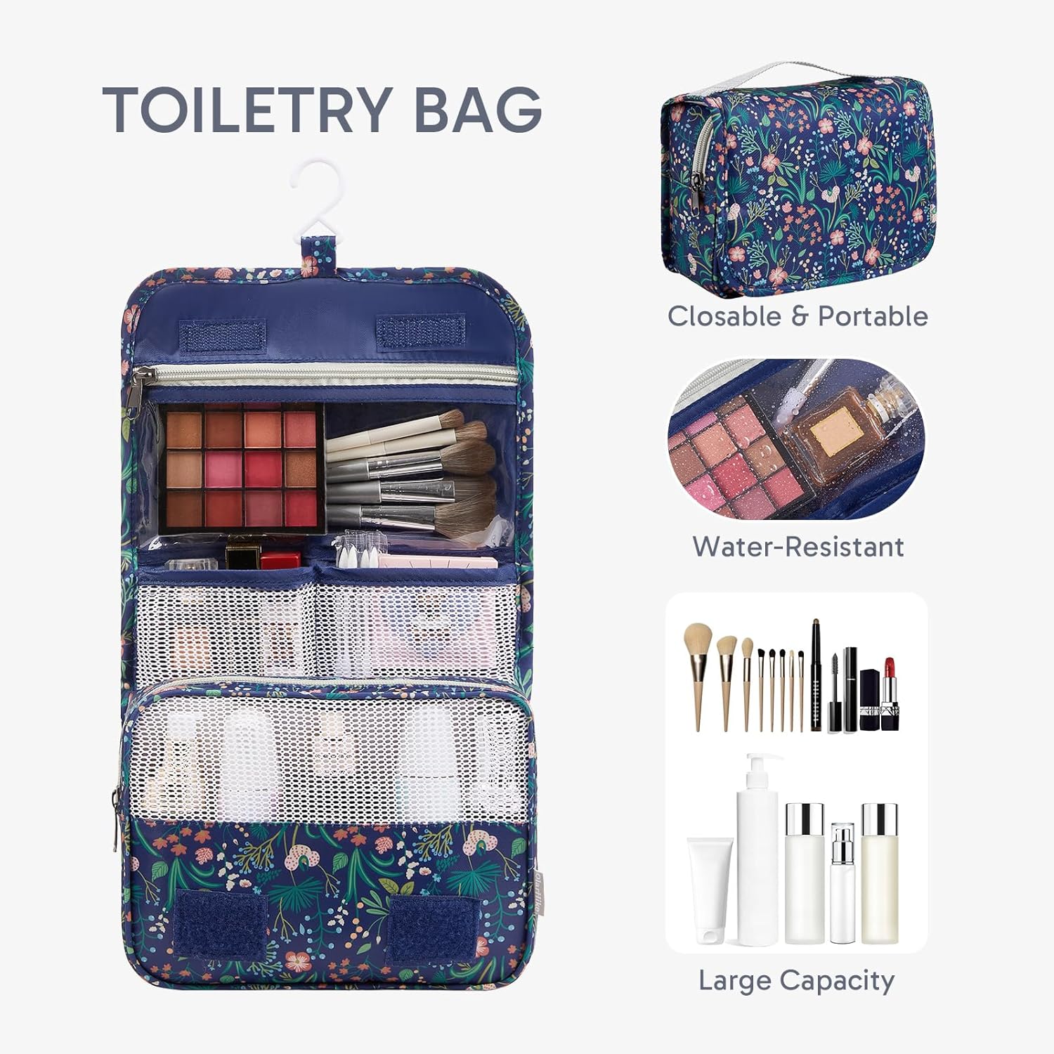 10 Set/8 Set Packing Cubes for Travel, Gifts for Women Mom,Anti-Tearing Suitcase Organizer for Luggage with Shoe & Hanging Toiletry Bag,OlarHike Vacation Essentials & Accessories for Cruise Ship,Cream