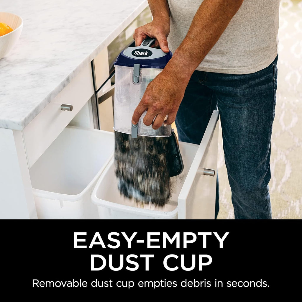 Shark NV352 Navigator Lift Away Upright Vacuum, Hepa Filter, Anti-Allergen Technology, Swivel Steering, Ideal for Carpet, Stairs, & Bare Floors, with Wide Upholstery & Crevice Tools, Lavender