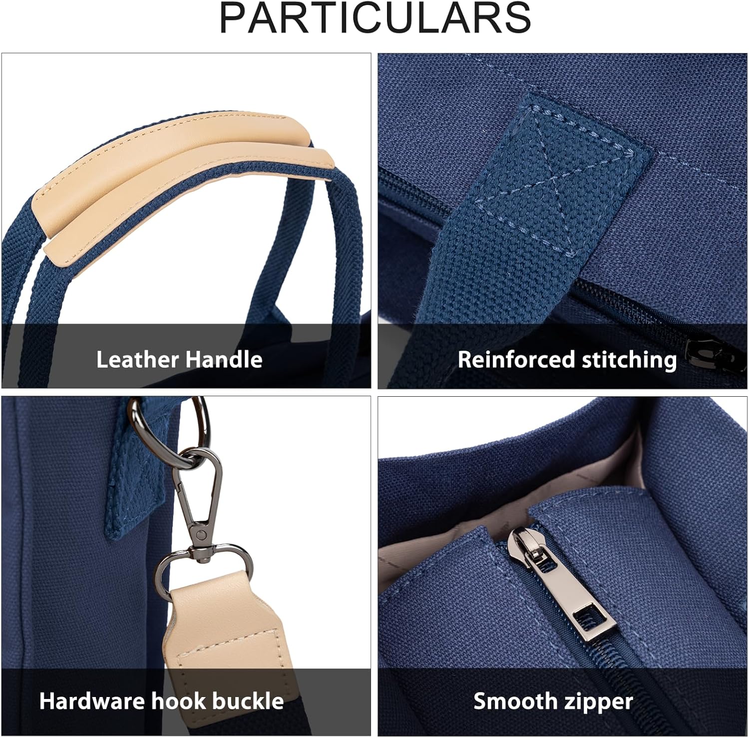 Tote Bags for Women Canvas Tote Purse Crossbody with Pockets Top Handle Shoulder Satchel Bag for Women