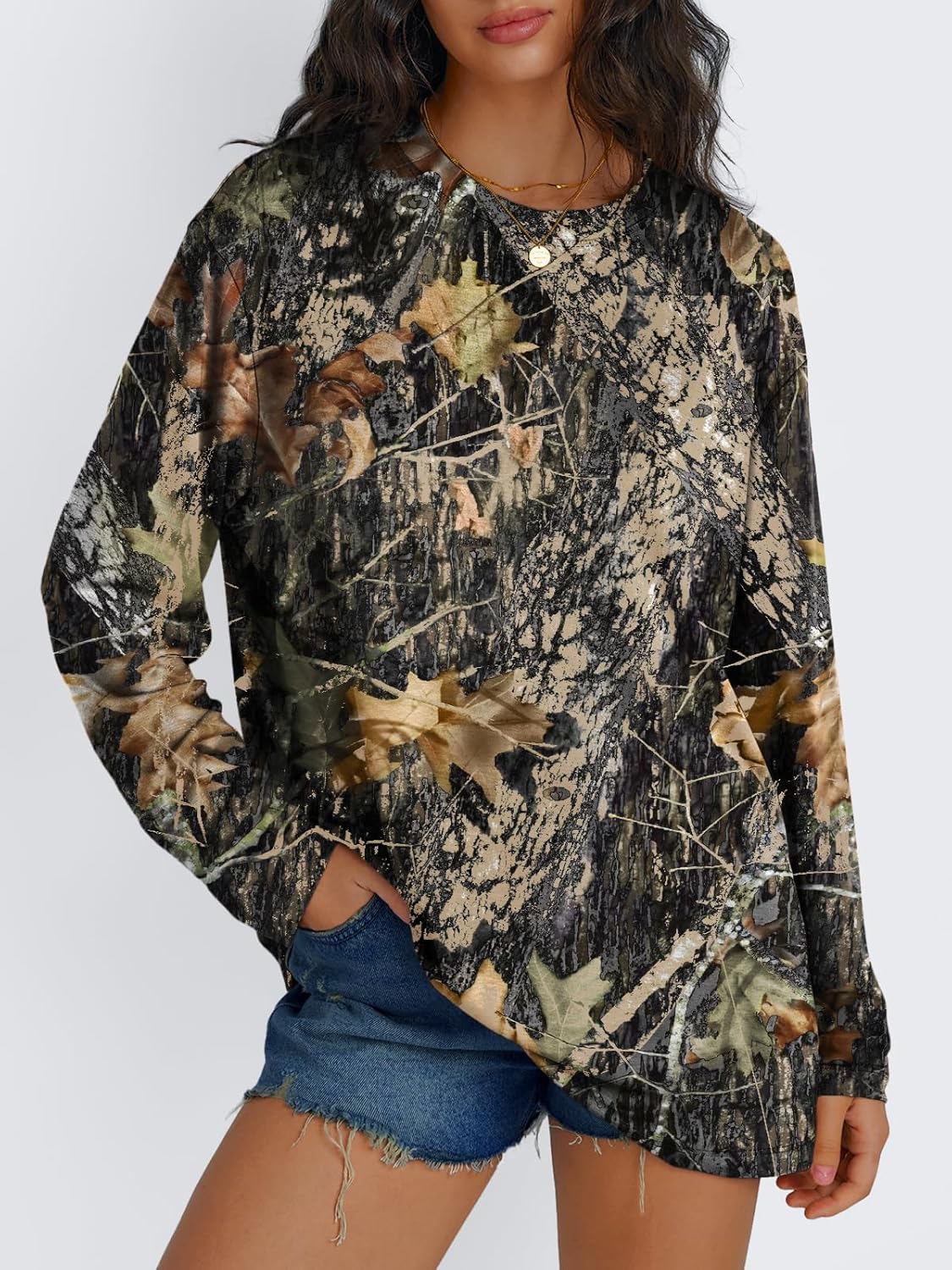 Trendy Queen Womens Oversized Long Sleeve T Shirts 2025 Basic Crewneck Tee Fall Tops Casual Workout Y2K Clothes