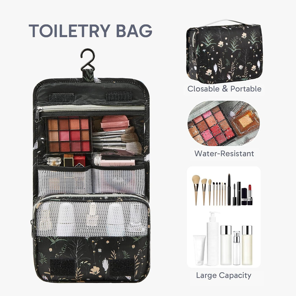 10 Set/8 Set Packing Cubes for Travel, Gifts for Women Mom,Anti-Tearing Suitcase Organizer for Luggage with Shoe & Hanging Toiletry Bag,OlarHike Vacation Essentials & Accessories for Cruise Ship,Cream