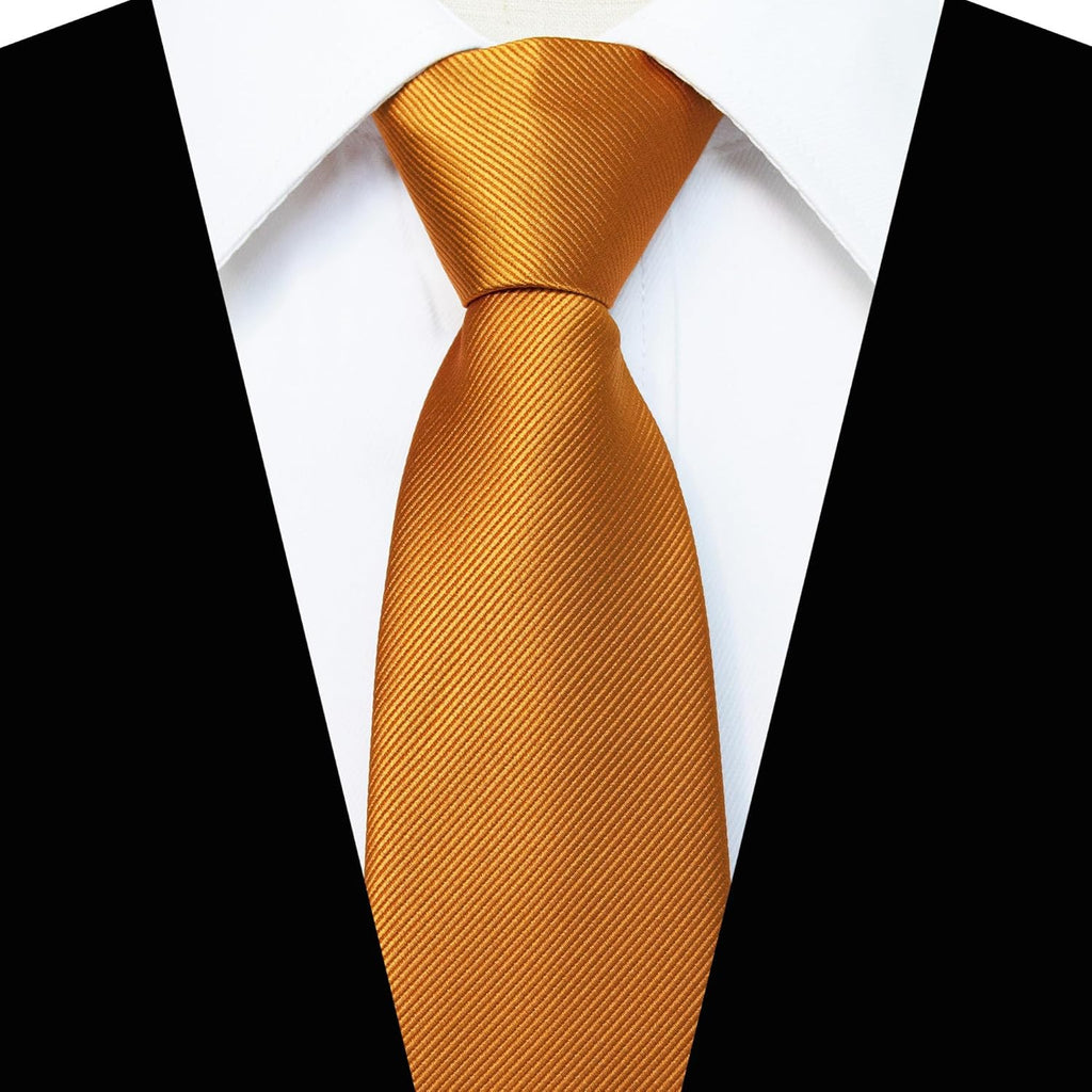 JEMYGINS 3.15“Solid Color Pre-tied Adjustable Necktie for Business and Wedding