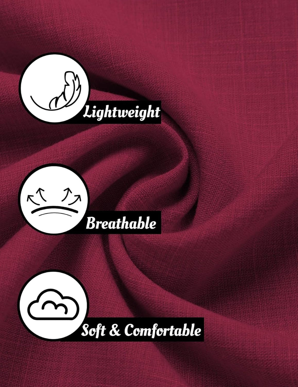 COOFANDY Men's Linen Shirts Short Sleeve Casual Shirts Button Down Shirt for Men Beach Summer Wedding Shirt