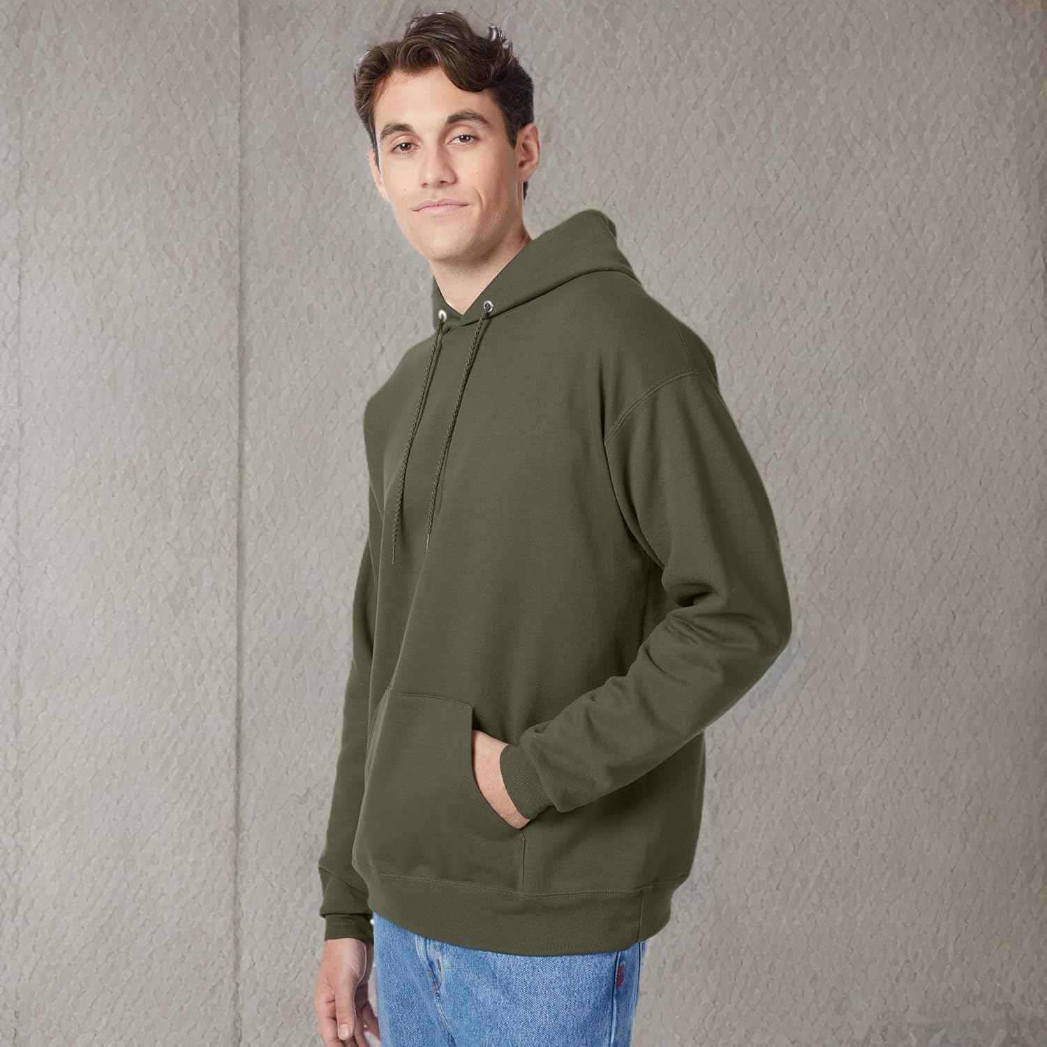 Hanes mens Hoodie, Ecosmart Fleece Hoodie, Hooded Sweatshirt for Men