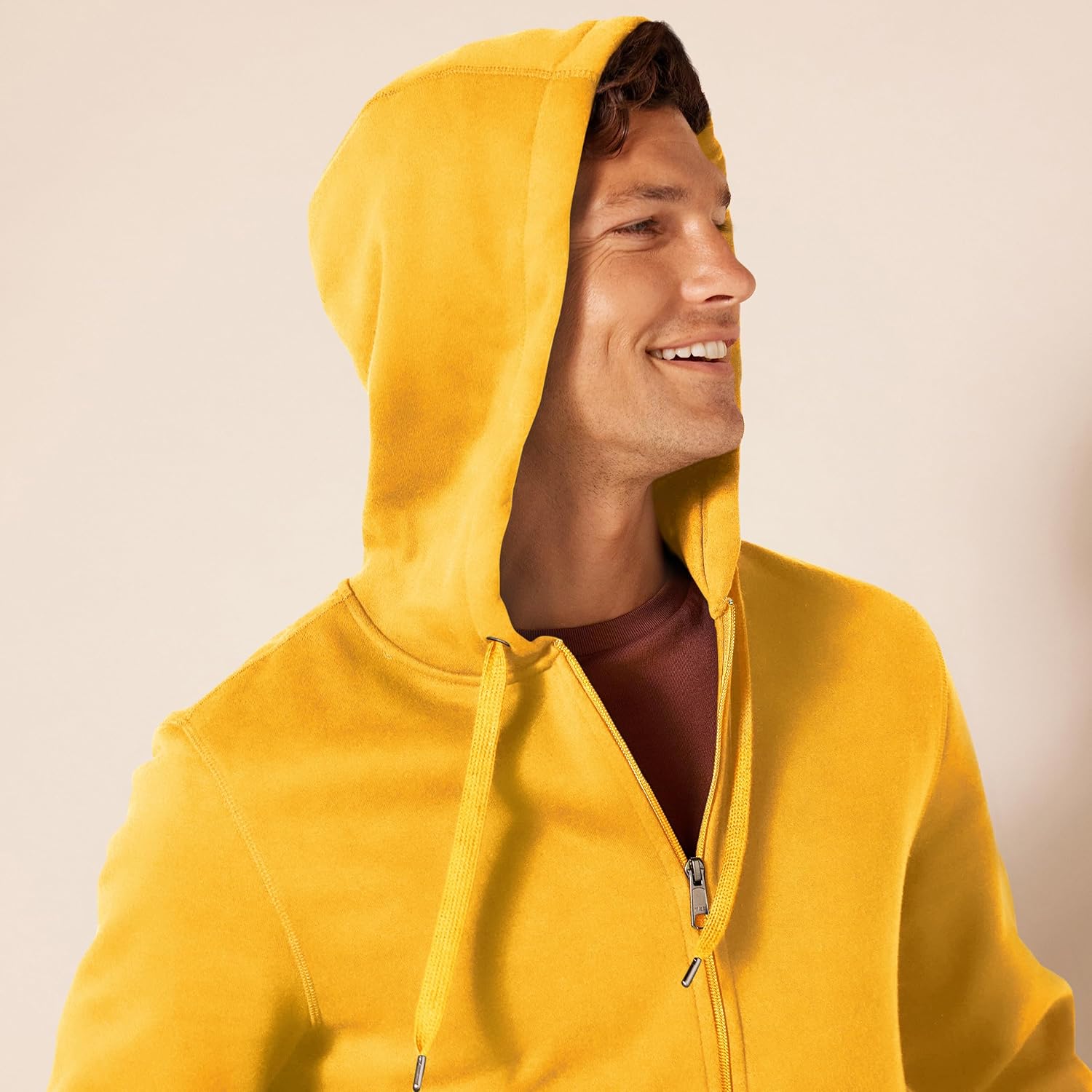 Essentials Men's Full-Zip Fleece Hoodie (Available in Big & Tall)