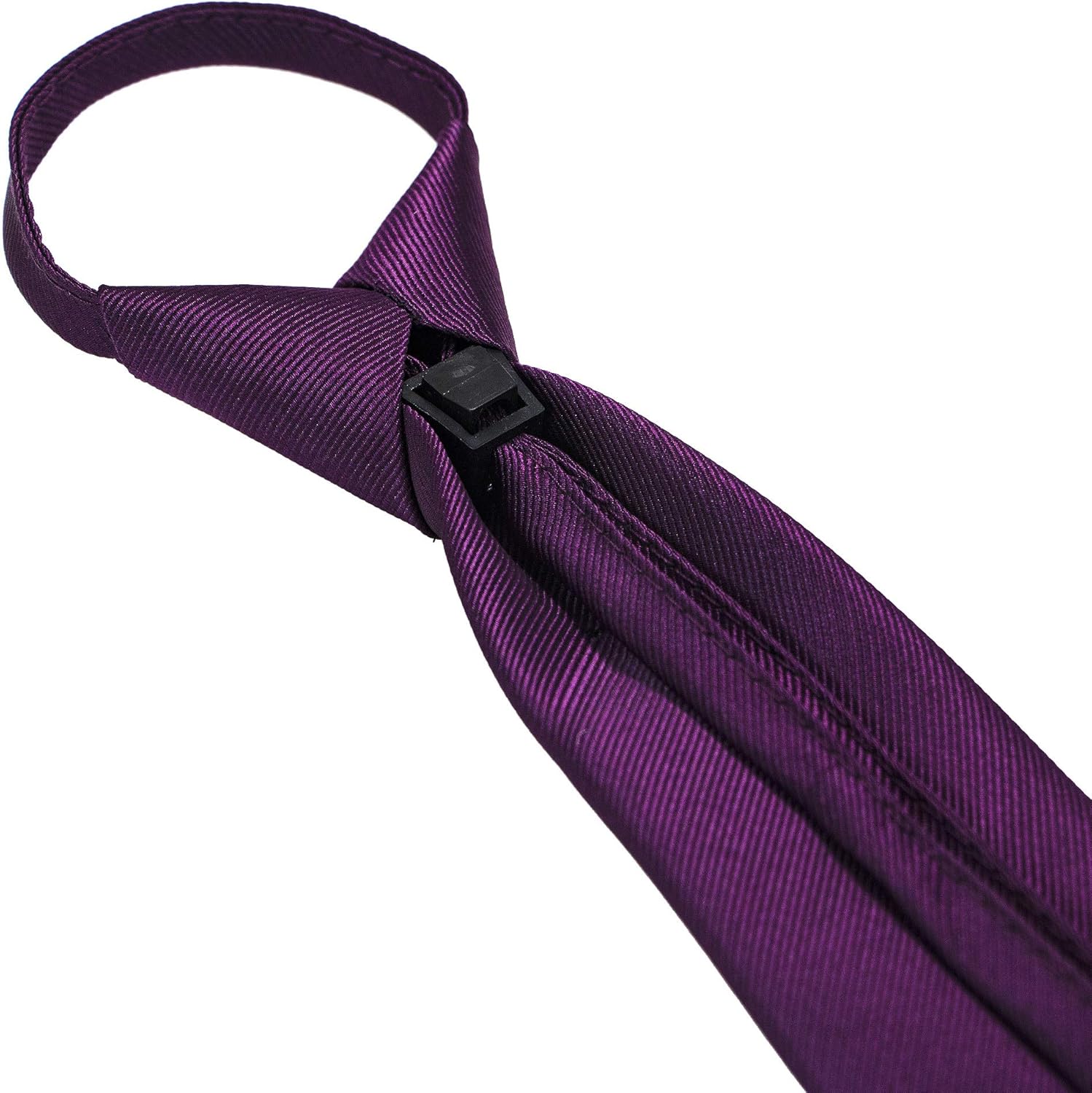 JEMYGINS 3.15“Solid Color Pre-tied Adjustable Necktie for Business and Wedding