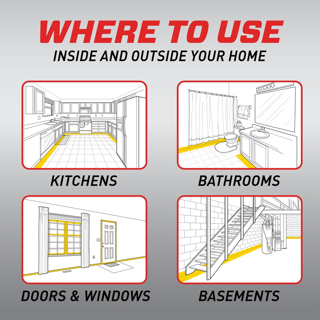 Ortho Home Defense Max Indoor Insect Barrier with Extended Reach Comfort Wand, Kills Ants, Roaches, Spiders, Fleas and Ticks, 1 gal.
