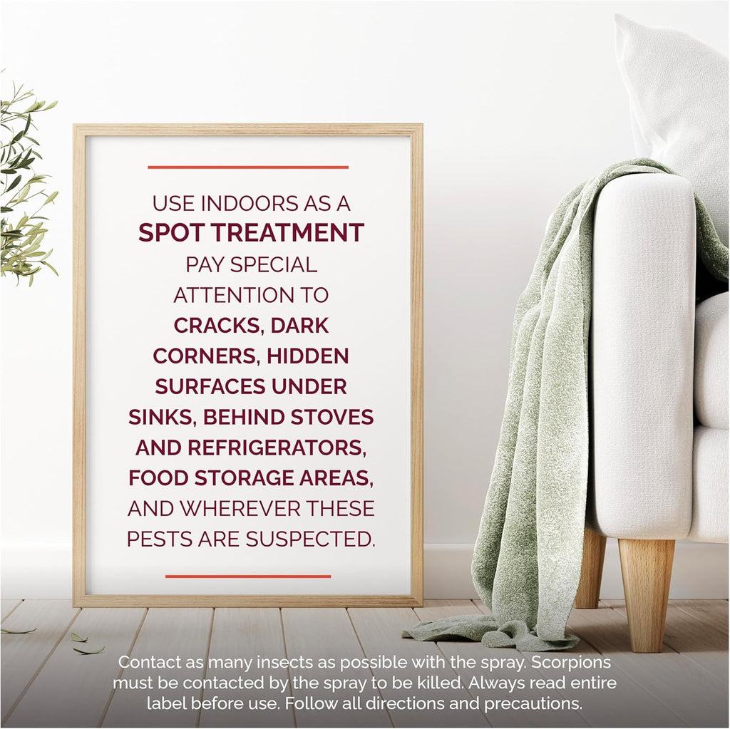 Hot Shot Ant, Roach & Spider Killer, Kills Insects Indoors and Outdoors, Kills Roaches and Listed Ants on Contact, Insecticide Spray, 17.5 Ounce (Crisp Linen)