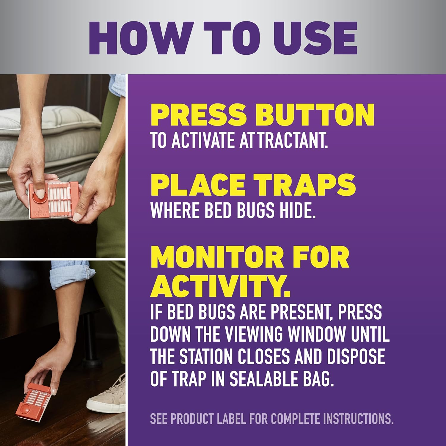 Ortho Home Defense Max Bed Bug, Flea and Tick Killer with Comfort Wand, Bed Bug Spray, Kills Bed Bug Eggs, Fleas and Ticks, 1 gal.