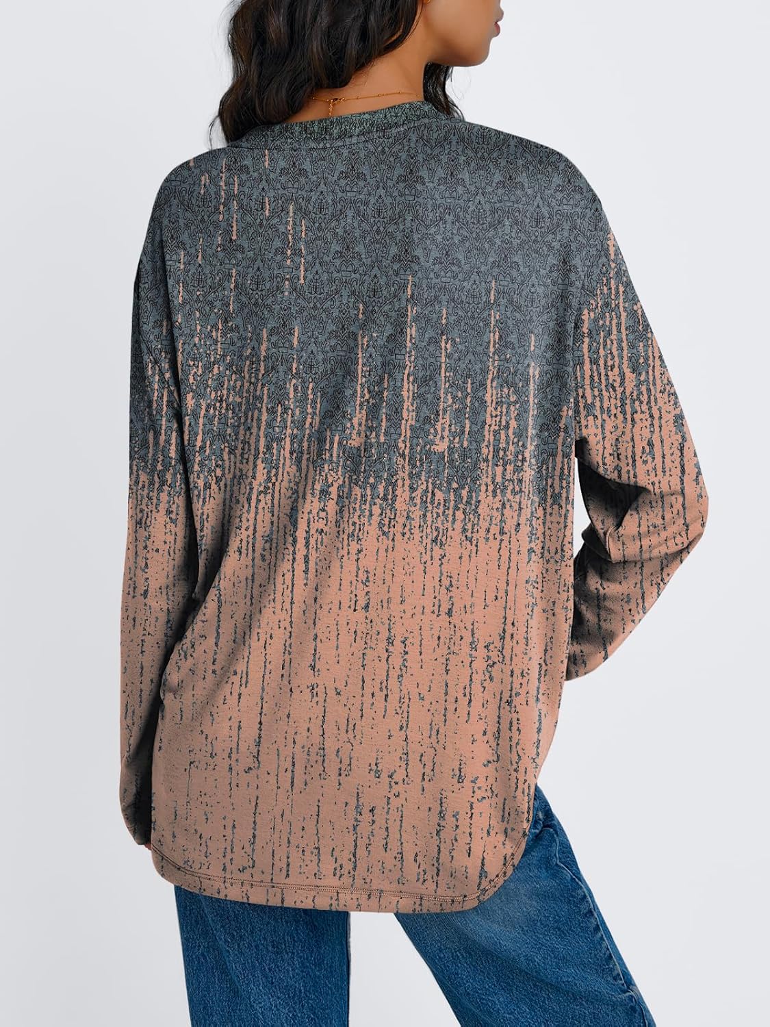 Trendy Queen Womens Oversized Long Sleeve T Shirts 2025 Basic Crewneck Tee Fall Tops Casual Workout Y2K Clothes