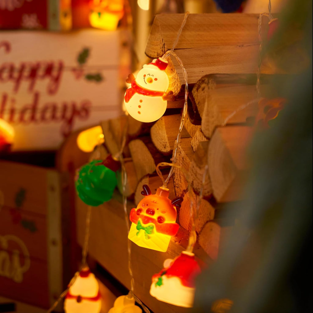 LOLStar Halloween String Lights Decorations, 9.8FT 20 LED Halloween Fairy Lights, Battery Operated (Not Included) with Timer Function and 8 Flashing Modes, Cute Booday Lights 2025 Home Indoor Decor