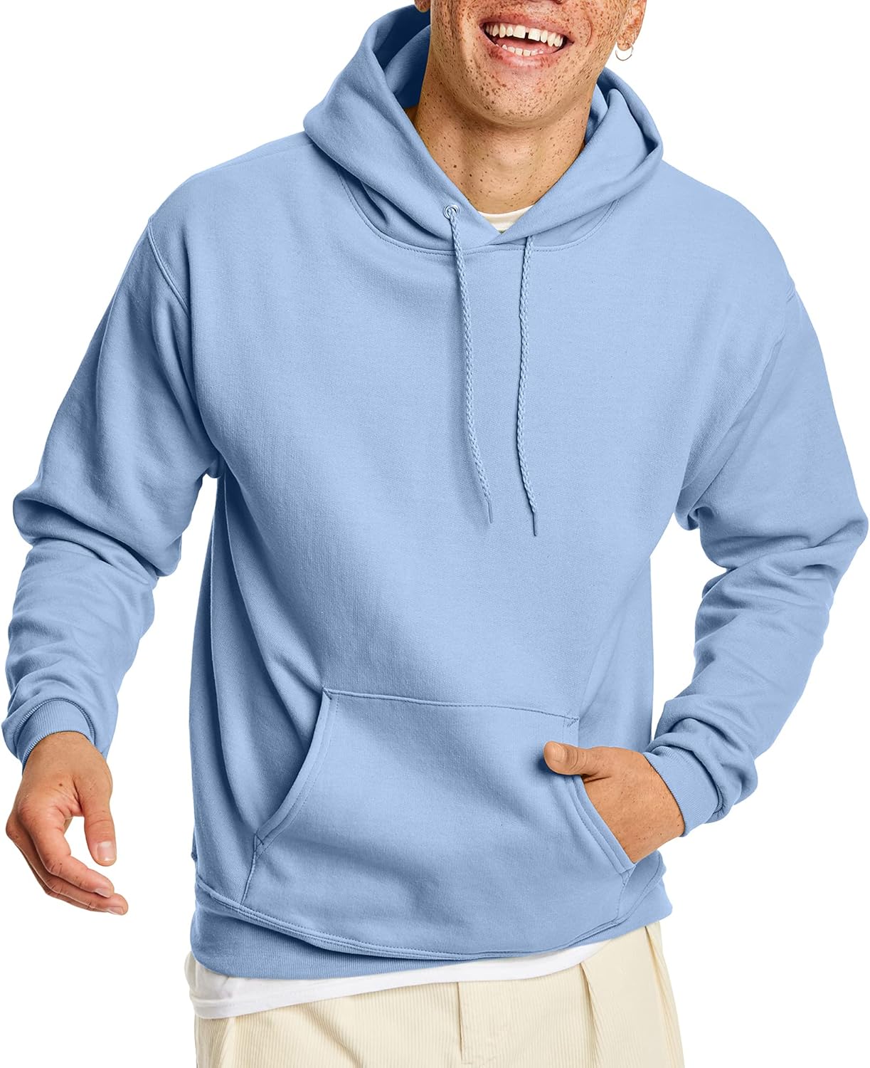 Hanes mens Hoodie, Ecosmart Fleece Hoodie, Hooded Sweatshirt for Men
