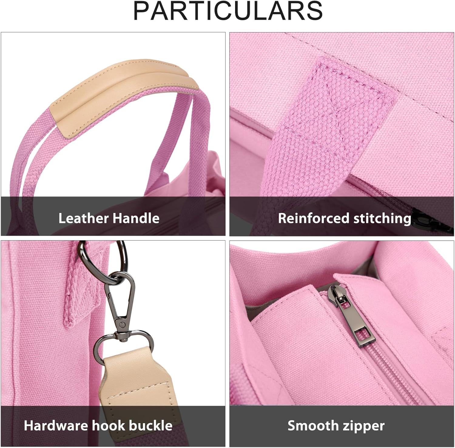 Tote Bags for Women Canvas Tote Purse Crossbody with Pockets Top Handle Shoulder Satchel Bag for Women