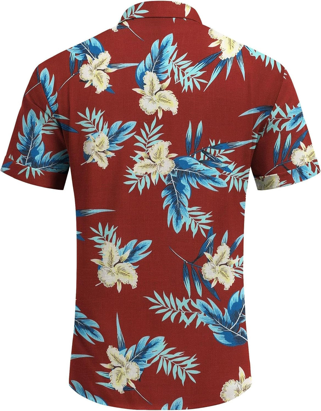 COOFANDY Men's Linen Shirts Short Sleeve Casual Shirts Button Down Shirt for Men Beach Summer Wedding Shirt