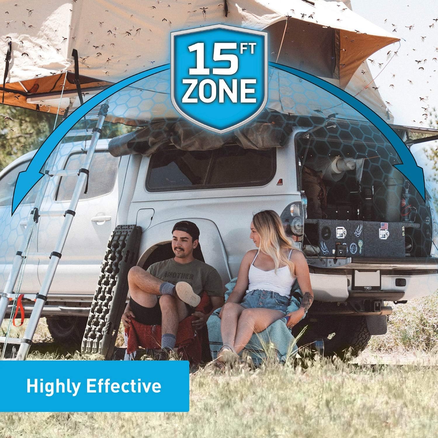 Thermacell Mosquito Portable Repeller; Includes 12-Hour Refill; 15 Foot Zone of Protection; Highly Effective Mosquito Repellent; Deet Free Bug Spray Alternative; Scent Free