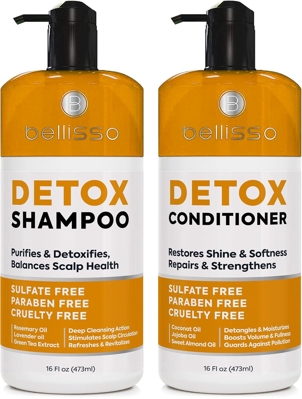 Biotin Shampoo and Conditioner Set - Sulfate and Paraben Free Treatment for Men and Women - Hair Thickening Volumizing Products to Help Boost Thinning Hair with Added Keratin