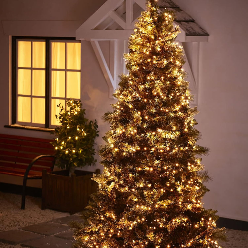 Dazzle Bright Smart Color Changing Halloween Lights, 66FT 200 LED RGB String Lights with Remote & App Controlled, Christmas Decorations for Indoor Outdoor Holiday Xmas Tree Party Decor