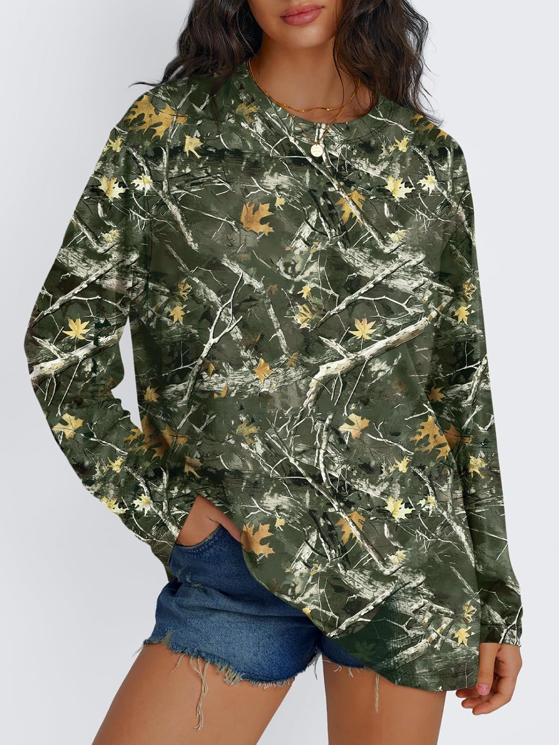 Trendy Queen Womens Oversized Long Sleeve T Shirts 2025 Basic Crewneck Tee Fall Tops Casual Workout Y2K Clothes