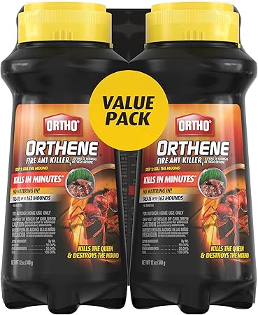 Ortho Orthene Fire Ant Killer1, Kills the Queen and Destroys Mounds, Begins Working in 60 minutes, 12 oz., 2-Pack