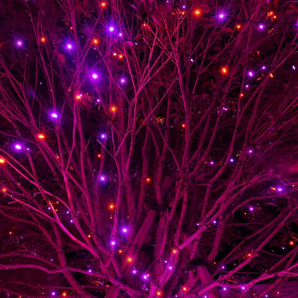Dazzle Bright Smart Color Changing Halloween Lights, 66FT 200 LED RGB String Lights with Remote & App Controlled, Christmas Decorations for Indoor Outdoor Holiday Xmas Tree Party Decor