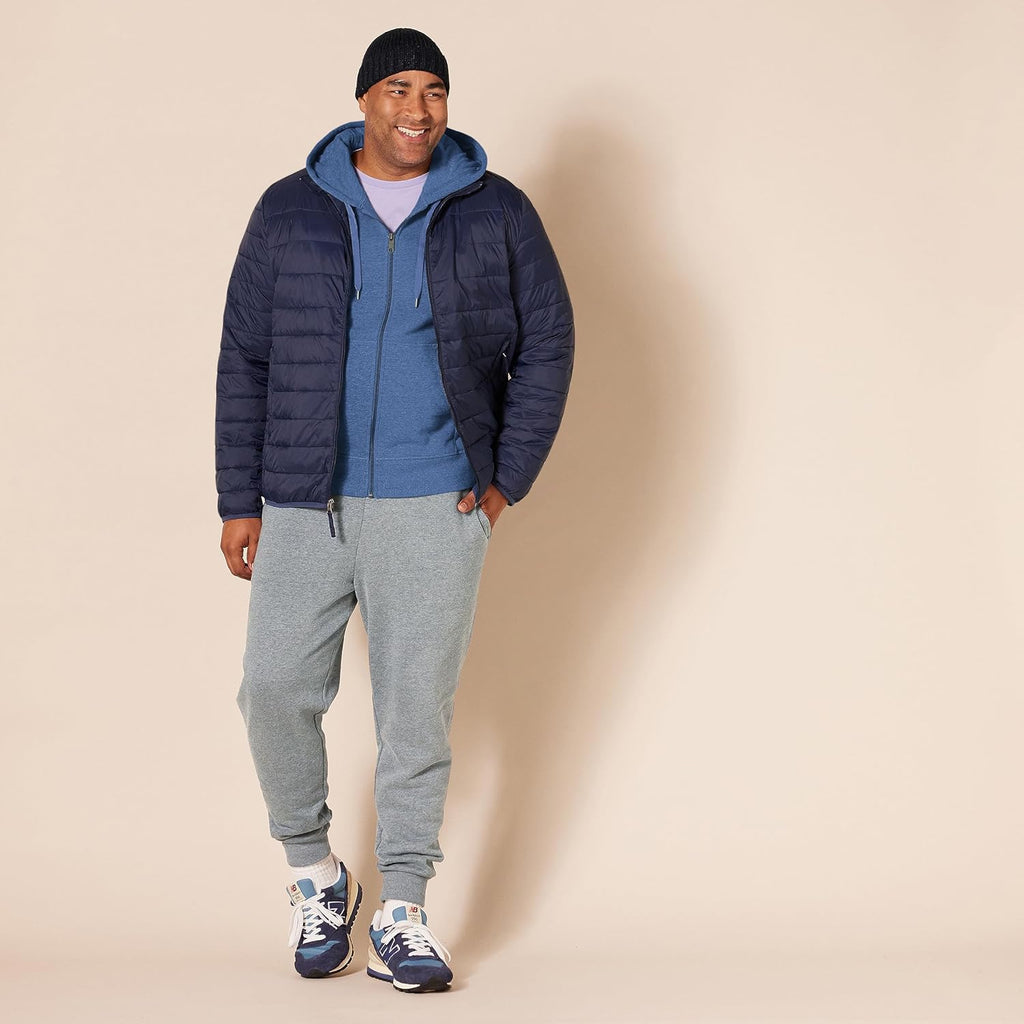 Essentials Men's Full-Zip Fleece Hoodie (Available in Big & Tall)