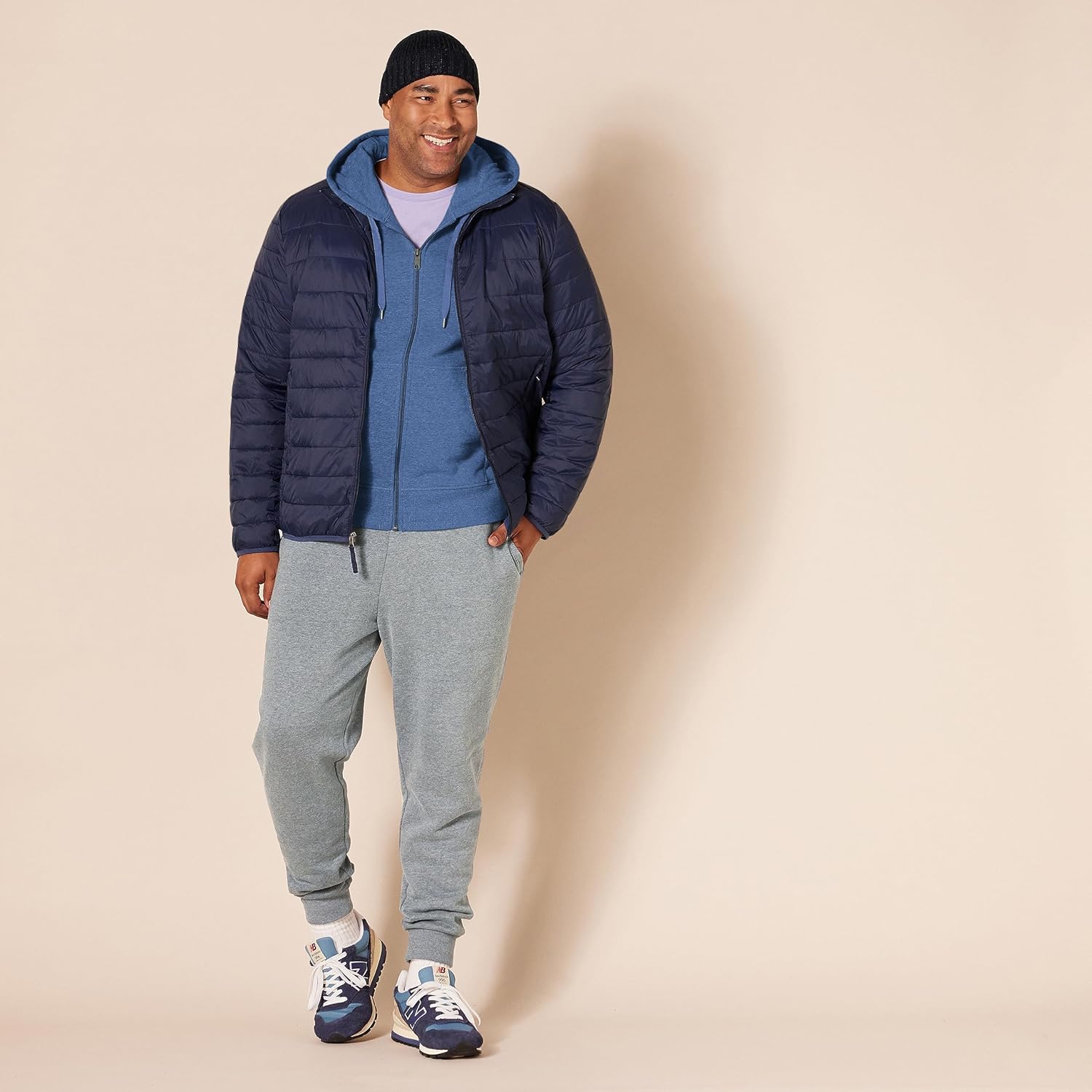 Essentials Men's Full-Zip Fleece Hoodie (Available in Big & Tall)